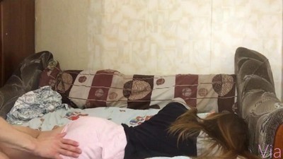Дикий трах с развратной русской девушкой на 2-й день знакомства